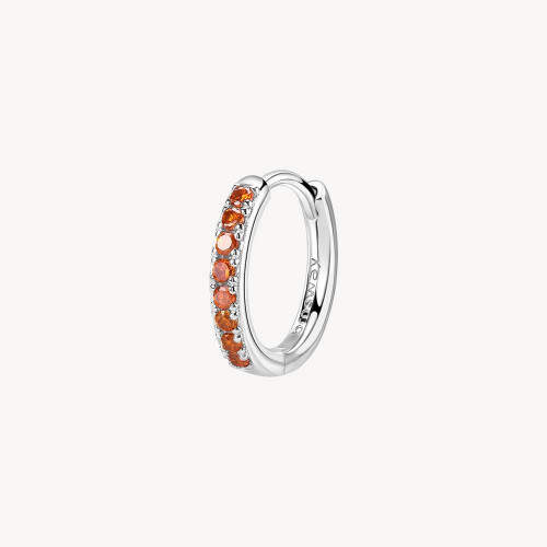 Strieborná náušnice so zirkónmi Brosway Fancy Orange FVO16-1Ks