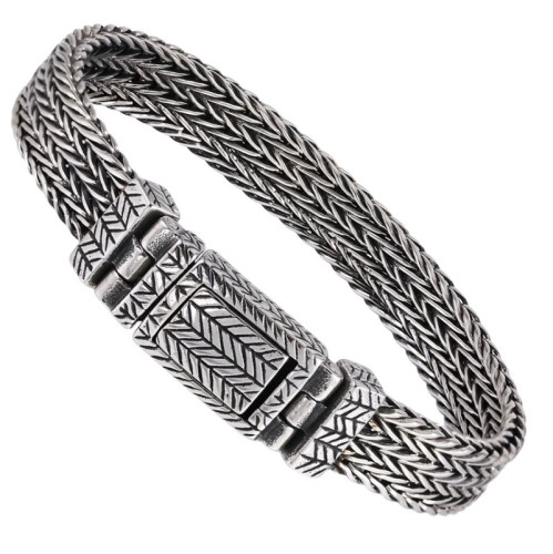 Štýlový pánsky náramok z chirurgickej ocele BSS1061