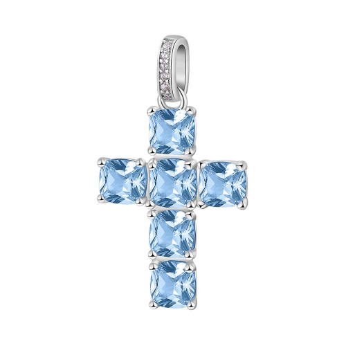 Prívesok krížik Brosway Fancy Cloud Light Blue FCL14